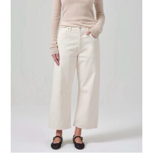 Citizens of Humanity Gaucho Vintage Wide-Leg Jeans Marzipan Cream 26